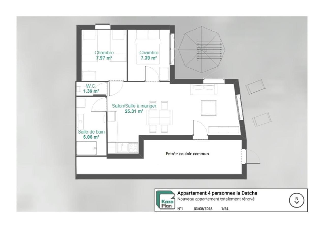 La Datcha 2 - 4 Personnes Apartment *